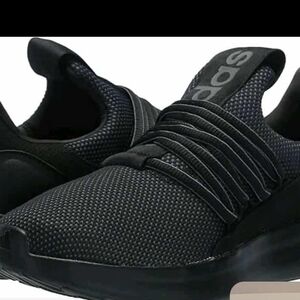 Adidas Men's Black Mesh Sneakers